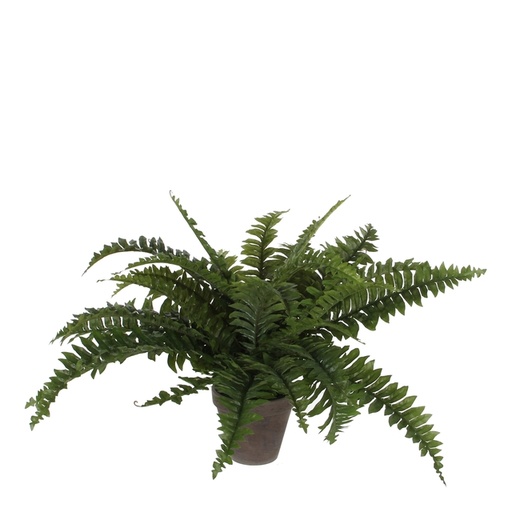[1439298] Kunstplant Mica Boston varen groen in pot Ø50cm 42cm