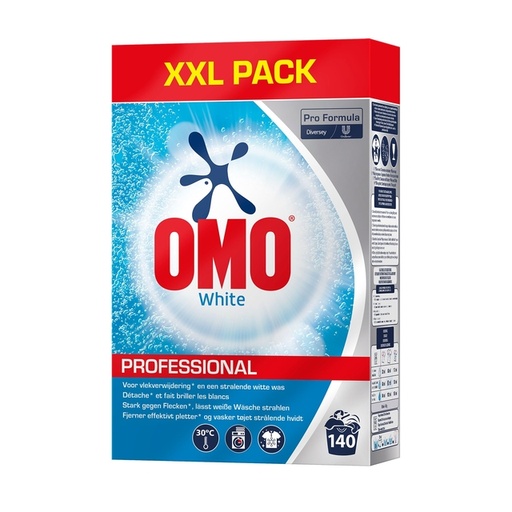 [1436673] Wasmiddel Omo Pro Formula poeder wit 7kg 140 scoops