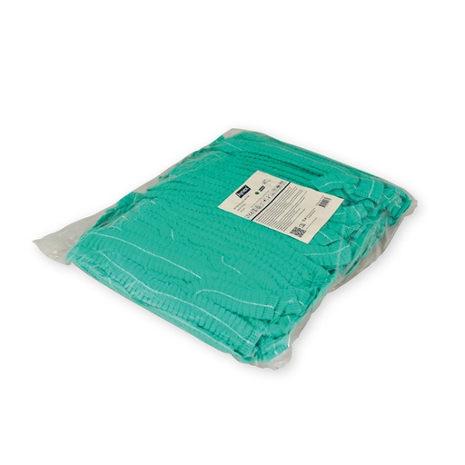 [1466513] Haarnet Hynex clip non-woven groen pp 100 stuks