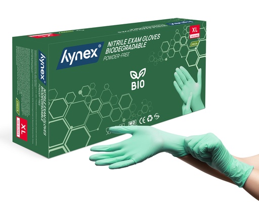 [1466517] Handschoen Hynex nitril Bio XL groen 3.5gr 100 stuks