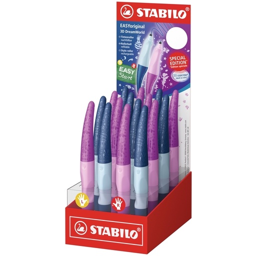 [1466358] Rollerpen STABILO Easyoriginal 3D DreamWorld medium assorti
