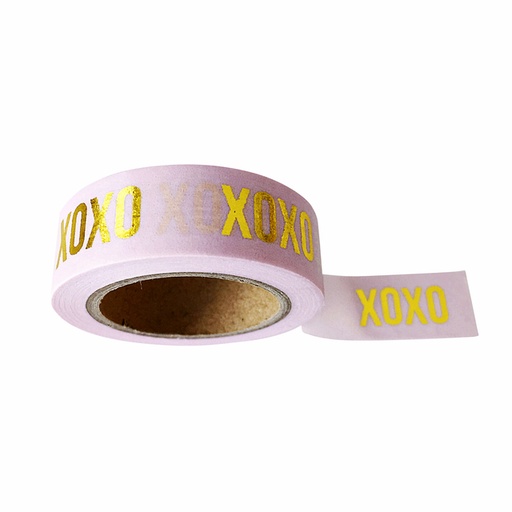 [783076] Washi tape roze XOXO