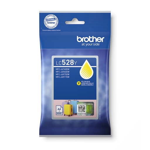 [1439250] Inktcartridge Brother LC-528Y geel