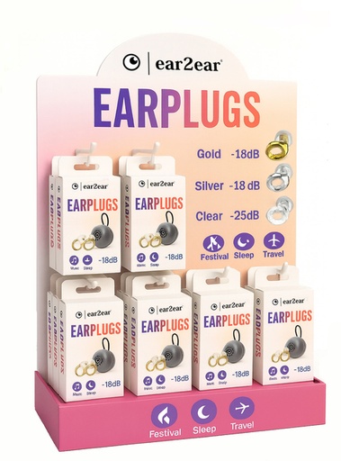 [1466889] Earplug ear2ear 18DB en 26DB ass