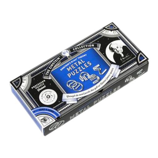 [1430170] Breinpuzzel Einstein E=Mc2 Metal Puzzles+D14