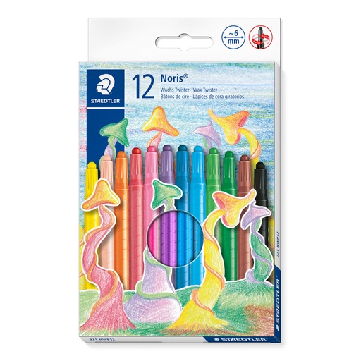 [1467203] Waxpotlood Staedtler Noris twister set à 12 kleuren