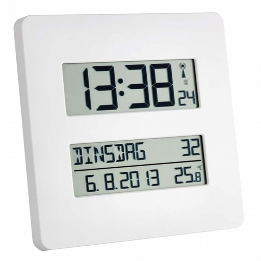 [1467999] Radiografische klok Able2 met temp weergave