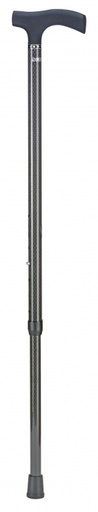 [1468015] Wandelstok Able2 carbon soft recht handvat zwart