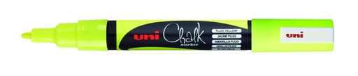 [1468084] Krijtstift Uni-ball chalk rond 0.9-1.3mm  fluor geel