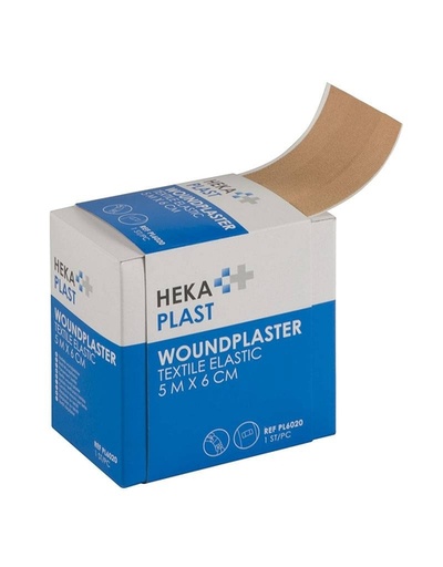 [1469645] Pleister textiel elastic Hekaplast 5mx6cm