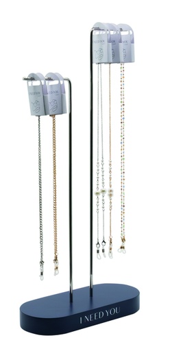 [1469013] Brillenketting I Need You assorti display à 5 stuks