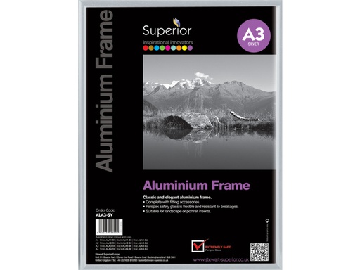 [1473881] Fotolijst Seco A3 zilverkleurig geborsteld aluminium