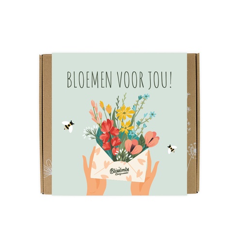 [1474237] Giftbox Blossombs Bloemen voor jou box à 9 zaadbommetjes