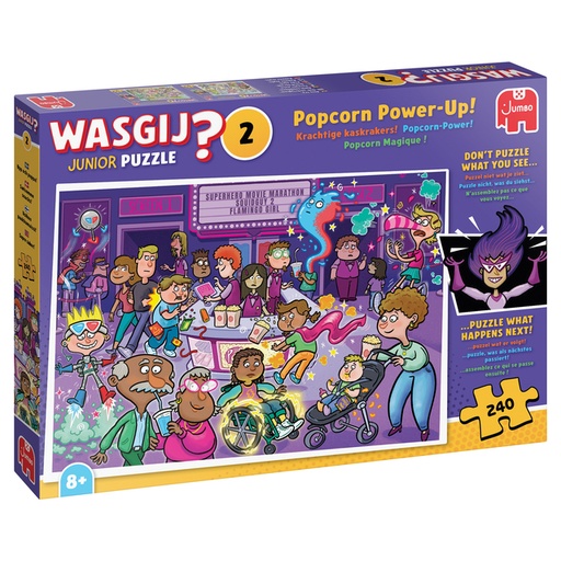[1468075] Puzzel Wasgij Junior 2 Krachtige kaskrakers 240 st
