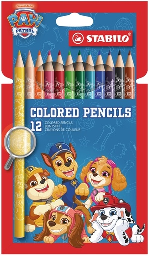 [1468929] Kleurpotloden STABILO  PAW Patrol 12st