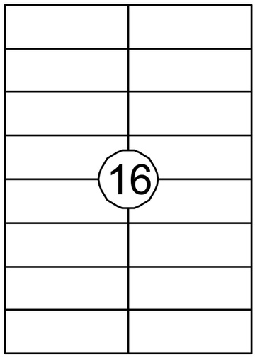 [129935] Etiket Quantore 105x37mm 1600 stuks