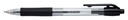 Balpen Quantore Grip drukknop zwart medium