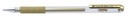Gelschrijver Pentel K118 Grip medium goud