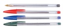 Balpen Bic Cristal medium assorti in tubo verpakking