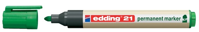 Viltstift edding 21 EcoLine rond groen 1.5-3mm