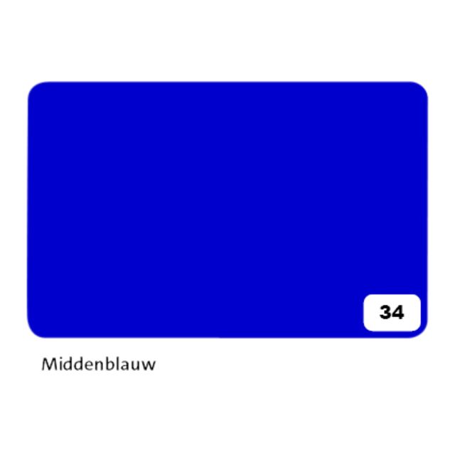 Fotokarton Folia 300gr 50x70cm 34 middenblauw