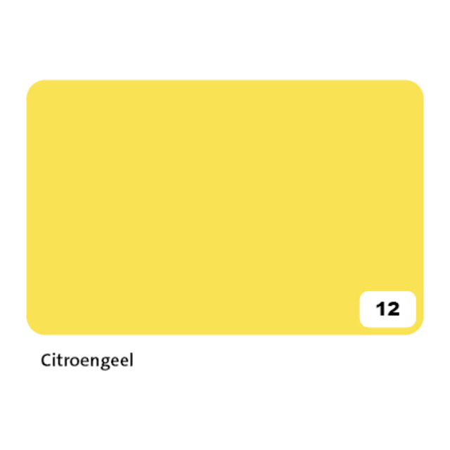 Fotokarton Folia 300gr 50x70cm 12 citroengeel