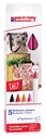 Textielmarker edding 4600 rond 1mm warm assorti 5 stuks