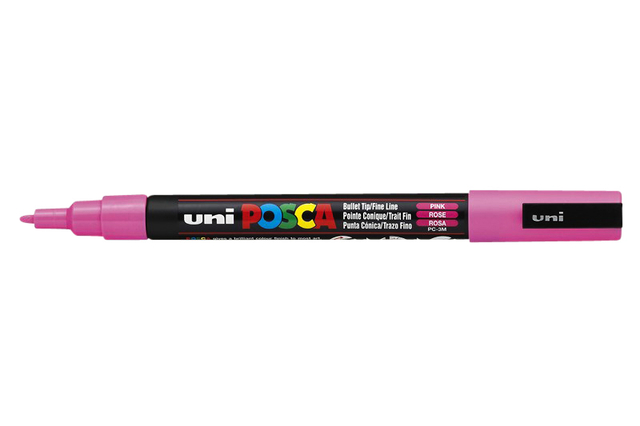 Paintmarker Uni POSCA PC3M fijn roze