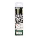 Tekenset Sakura Zentangle set à 3 pennen zwart