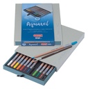 Aquarelpotlood Bruynzeel Design met luxe bewaardoos set à 12 kleuren