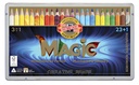 Kleurpotloden Koh-i-Noor Jumbo Magic doos 24  kleuren