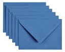 Envelop Papicolor C6 114x162mm donkerblauw pak à 6 stuks