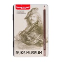 Grafietpotlood Bruynzeel Rijksmuseum Rembrandt van Rijn blik à 12 hardheden grijs