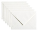 Envelop Papicolor C6 114x162mm hagelwit pak à 6 stuks