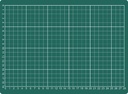 Snijmat A4 300x220mm groen