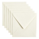 Envelop Papicolor 140x140mm anjerwit pak à 6 stuks