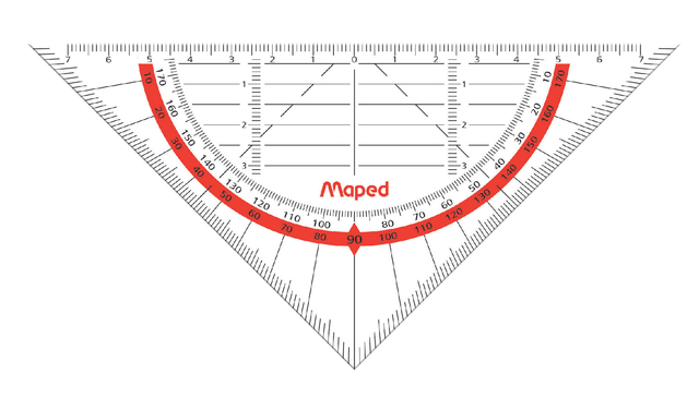 Geodriehoek Maped GeoFlex 16cm
