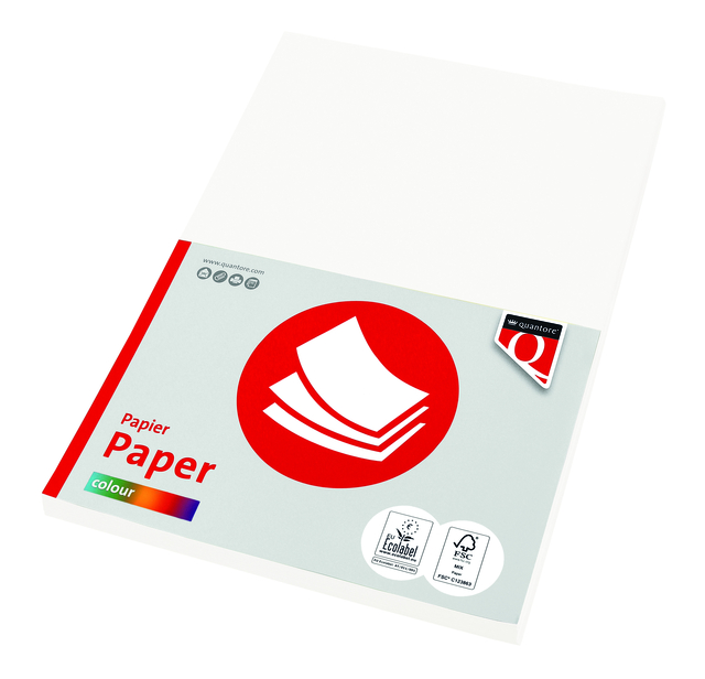 Kopieerpapier Quantore Colour A4 120gr wit 100vel