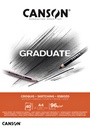 Schetspapier Canson Graduate Sketch 40vel 96gr A4 natuurlijk wit
