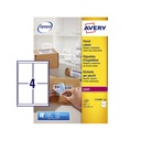 Etiket Avery L7169B-100 99.1x139mm blockout 400 etiketten