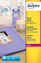 Etiket Avery L7767-40 210x297mm A4 hoogglans wit 40 etiketten