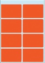 Etiket HERMA 3692 26x40mm rood 40 stuks
