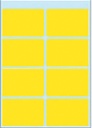 Etiket HERMA 3691 26x40mm geel 40 stuks