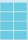 Etiket HERMA 3693 25x40mm blauw 40 stuks