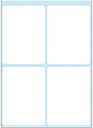Etiket HERMA 3755 40x55mm wit 28 stuks