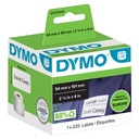 Etiket Dymo LabelWriter naamkaart 54x101mm 1 rol á 220 stuks wit