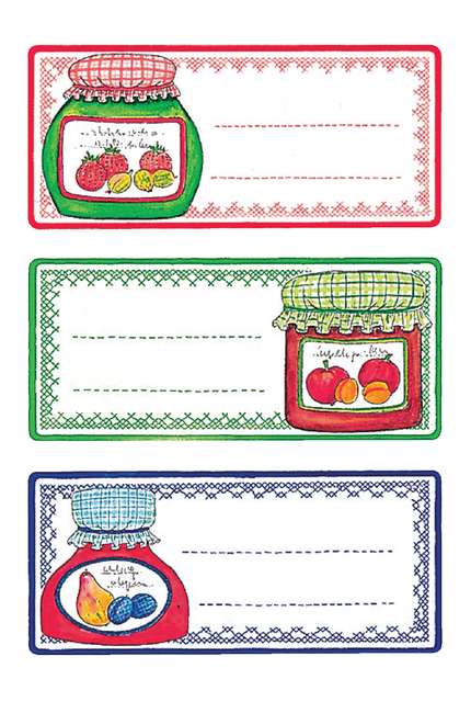 Etiket HERMA 3766 keuken weckpot