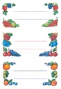 Etiket HERMA 3784 keuken fruit