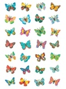 Etiket HERMA 6819 vlinder glitter folie