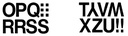 Etiket HERMA 4188 33mm letters O-Z zwart 16stuks